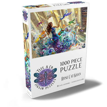 Darstellung des Puzzle Motivs Aquarium Magic - Rose Cat Khan 1000 Puzzle Schachtel Ansicht2