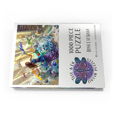 Darstellung des Puzzle Motivs Aquarium Magic - Rose Cat Khan 1000 Puzzle Schachtel Ansicht3