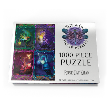 Darstellung des Puzzle Motivs The Time Dragons - Rose Cat Khan 1000 Puzzle Schachtel Ansicht3