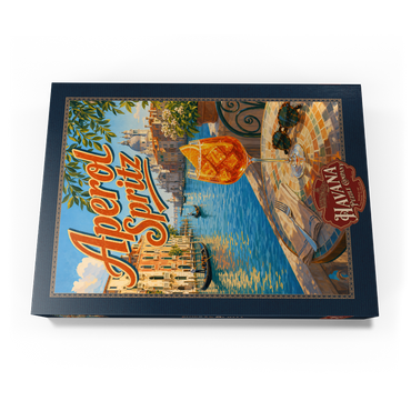 Darstellung des Puzzle Motivs Aperol Spritz - Venice Grand Canal Sunset 500 Puzzle Schachtel Ansicht3