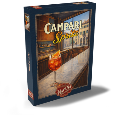 Darstellung des Puzzle Motivs Campari Spritz - Italian Aperitivo Bar 1000 Puzzle Schachtel Ansicht2
