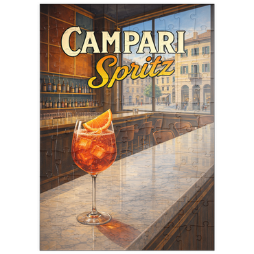 Darstellung des Puzzle Motivs puzzleplate Campari Spritz - Italian Aperitivo Bar 100 Puzzle