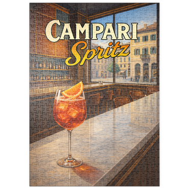 Darstellung des Puzzle Motivs puzzleplate Campari Spritz - Italian Aperitivo Bar 500 Puzzle