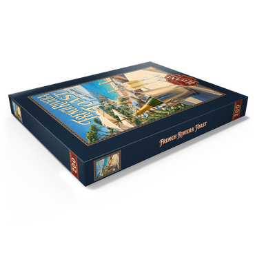 Darstellung des Puzzle Motivs French Riviera Toast - A seaside celebration 200 Puzzle Schachtel Ansicht1