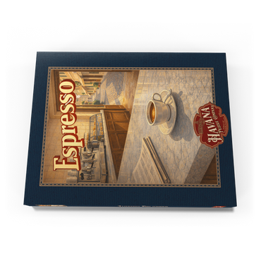 Darstellung des Puzzle Motivs Italian Espresso - Cafe Scene 100 Puzzle Schachtel Ansicht3
