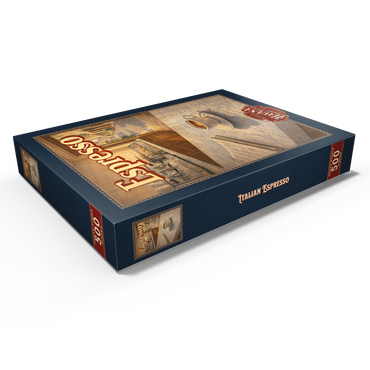 Darstellung des Puzzle Motivs Italian Espresso - Cafe Scene 500 Puzzle Schachtel Ansicht1