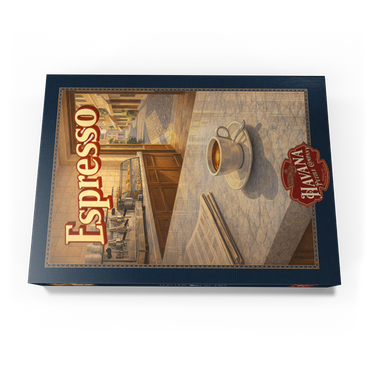 Darstellung des Puzzle Motivs Italian Espresso - Cafe Scene 500 Puzzle Schachtel Ansicht3