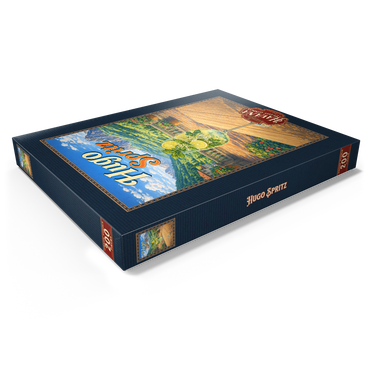 Darstellung des Puzzle Motivs Hugo Spritz - Alpine Mountain Terrace 200 Puzzle Schachtel Ansicht1