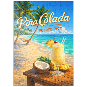 Darstellung des Puzzle Motivs puzzleplate Piña Colada - Puerto Rico Tropical Beach 200 Puzzle