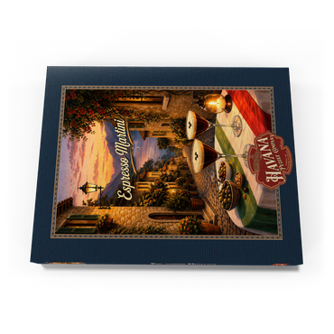 Darstellung des Puzzle Motivs Espresso Martini - Lake Garda 100 Puzzle Schachtel Ansicht3