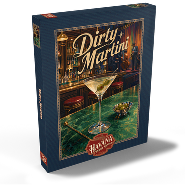 Darstellung des Puzzle Motivs Dirty Martini - Jazz Bar Nightlife Scene 200 Puzzle Schachtel Ansicht2
