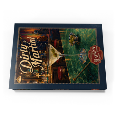 Darstellung des Puzzle Motivs Dirty Martini - Jazz Bar Nightlife Scene 500 Puzzle Schachtel Ansicht3