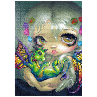 Darstellung des Puzzle Motivs puzzleplate Darling Dragonling IV - Jasmine Becket-Griffith 1000 Puzzle