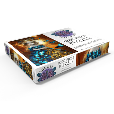 Darstellung des Puzzle Motivs Monarch Butterfly Fairy - Jasmine Becket-Griffith 1000 Puzzle Schachtel Ansicht1