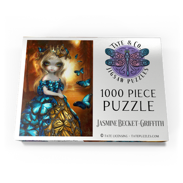 Darstellung des Puzzle Motivs Monarch Butterfly Fairy - Jasmine Becket-Griffith 1000 Puzzle Schachtel Ansicht3