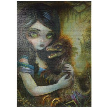Darstellung des Puzzle Motivs puzzleplate My Deinonychus - Jasmine Becket-Griffith 1000 Puzzle