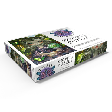 Darstellung des Puzzle Motivs Poissons Volants: Les Poissons Verts - Jasmine Becket-Griffith 1000 Puzzle Schachtel Ansicht1