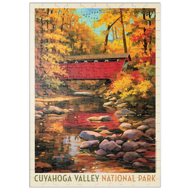 Darstellung des Puzzle Motivs puzzleplate Cuyahoga Valley National Park: Covered Bridge 200 Puzzle