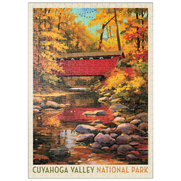 Darstellung des Puzzle Motivs puzzleplate Cuyahoga Valley National Park: Covered Bridge 500 Puzzle