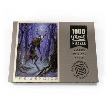 Darstellung des Puzzle Motivs Legends Of The National Parks: Wendigo Haunting 1000 Puzzle Schachtel Ansicht3