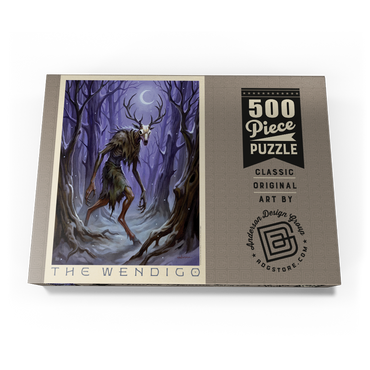 Darstellung des Puzzle Motivs Legends Of The National Parks: Wendigo Haunting 500 Puzzle Schachtel Ansicht3