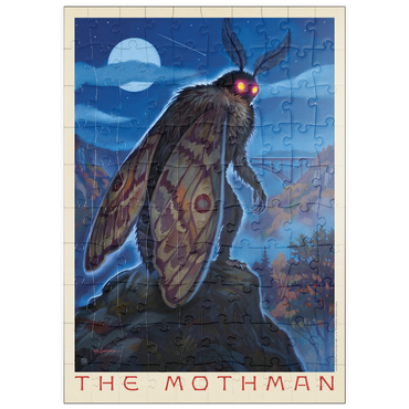 Darstellung des Puzzle Motivs puzzleplate Legends Of The National Parks: MothMan Visitation 100 Puzzle