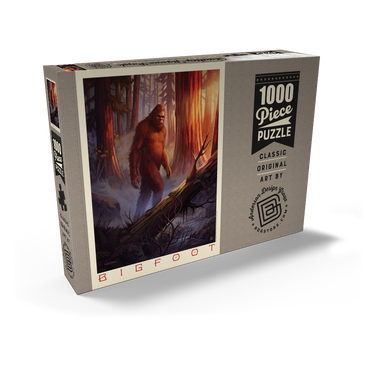 Darstellung des Puzzle Motivs Legends Of The National Parks: Bigfoot Sighting 1000 Puzzle Schachtel Ansicht2