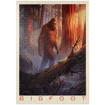Darstellung des Puzzle Motivs puzzleplate Legends Of The National Parks: Bigfoot Sighting 1000 Puzzle