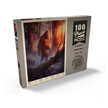 Darstellung des Puzzle Motivs Legends Of The National Parks: Bigfoot Sighting 100 Puzzle Schachtel Ansicht2