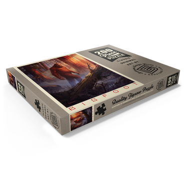 Darstellung des Puzzle Motivs Legends Of The National Parks: Bigfoot Sighting 200 Puzzle Schachtel Ansicht1