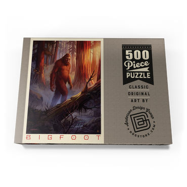 Darstellung des Puzzle Motivs Legends Of The National Parks: Bigfoot Sighting 500 Puzzle Schachtel Ansicht3