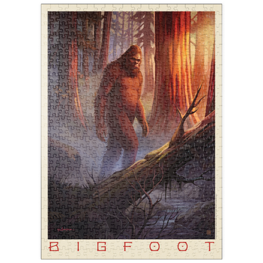 Darstellung des Puzzle Motivs puzzleplate Legends Of The National Parks: Bigfoot Sighting 500 Puzzle
