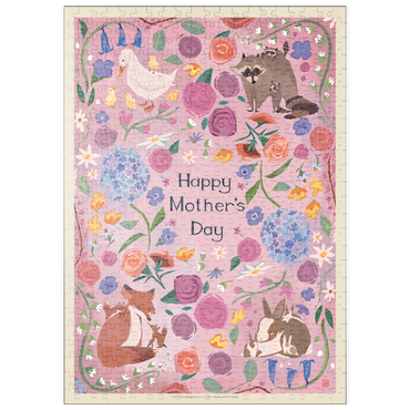 Darstellung des Puzzle Motivs puzzleplate A Greeting Card: Happy Mother's Day! 500 Puzzle