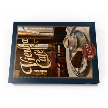 Darstellung des Puzzle Motivs Vienna Cafe Classic Coffeehouse Elegance 1000 Puzzle Schachtel Ansicht3