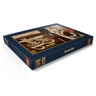 Darstellung des Puzzle Motivs Vienna Cafe Classic Coffeehouse Elegance 200 Puzzle Schachtel Ansicht1
