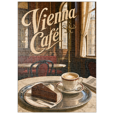 Darstellung des Puzzle Motivs puzzleplate Vienna Cafe Classic Coffeehouse Elegance 200 Puzzle