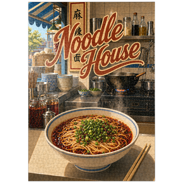 Darstellung des Puzzle Motivs puzzleplate Noodle House - Street Kitchen Ramen 1000 Puzzle
