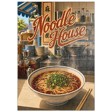 Darstellung des Puzzle Motivs puzzleplate Noodle House - Street Kitchen Ramen 100 Puzzle