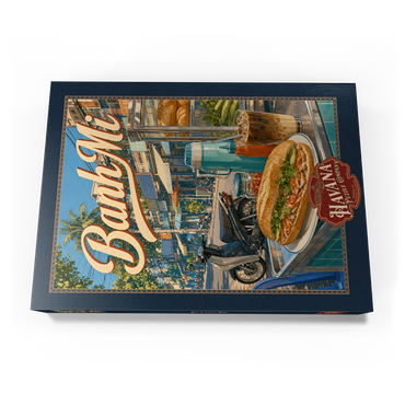 Darstellung des Puzzle Motivs Saigon Banh Mi Street Food Scene 1000 Puzzle Schachtel Ansicht3