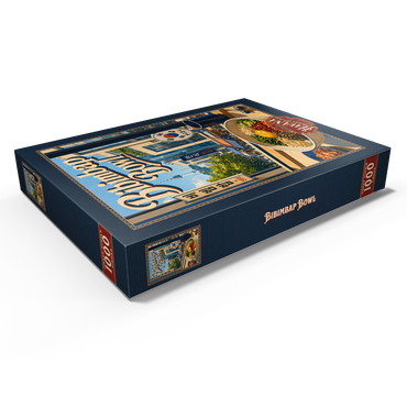 Darstellung des Puzzle Motivs N Seoul Tower Korean Bibimbap Bowl 1000 Puzzle Schachtel Ansicht1