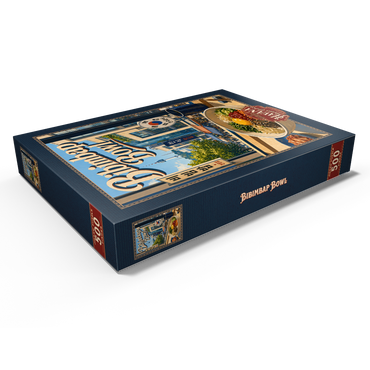 Darstellung des Puzzle Motivs N Seoul Tower Korean Bibimbap Bowl 500 Puzzle Schachtel Ansicht1