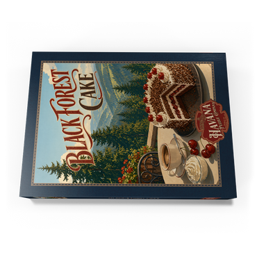 Darstellung des Puzzle Motivs Black Forest Cake - Alpine Mountain View 1000 Puzzle Schachtel Ansicht3