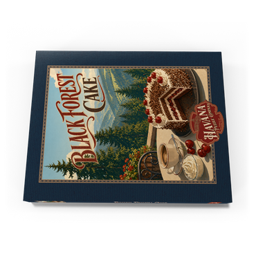 Darstellung des Puzzle Motivs Black Forest Cake - Alpine Mountain View 100 Puzzle Schachtel Ansicht3