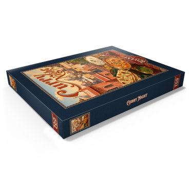 Darstellung des Puzzle Motivs Jaipur India Curry Night Rooftop Feast 200 Puzzle Schachtel Ansicht1