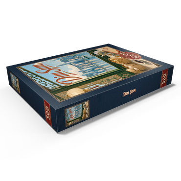 Darstellung des Puzzle Motivs Hong Kong Harbor Skyline Dim Sum Scene 500 Puzzle Schachtel Ansicht1