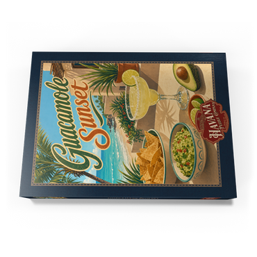 Darstellung des Puzzle Motivs Guacamole Sunset Coastal Margarita Scene 1000 Puzzle Schachtel Ansicht3