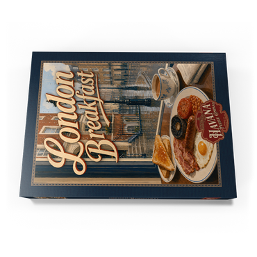 Darstellung des Puzzle Motivs London - Full English Breakfast 500 Puzzle Schachtel Ansicht3