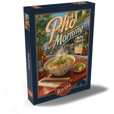 Darstellung des Puzzle Motivs Pho Morning Vietnamese Street Food Sign 1000 Puzzle Schachtel Ansicht2