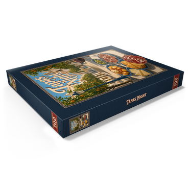 Darstellung des Puzzle Motivs Seville Tapas Night Orange Grove Plaza 200 Puzzle Schachtel Ansicht1