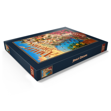 Darstellung des Puzzle Motivs Amalfi Coast Sunset Romance 100 Puzzle Schachtel Ansicht1